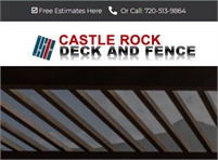 Castle Rock Deck and Fence